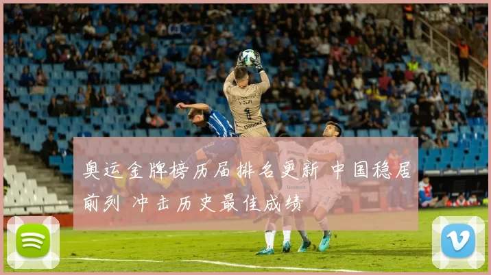 奥运金牌榜历届排名更新 中国稳居前列 冲击历史最佳成绩